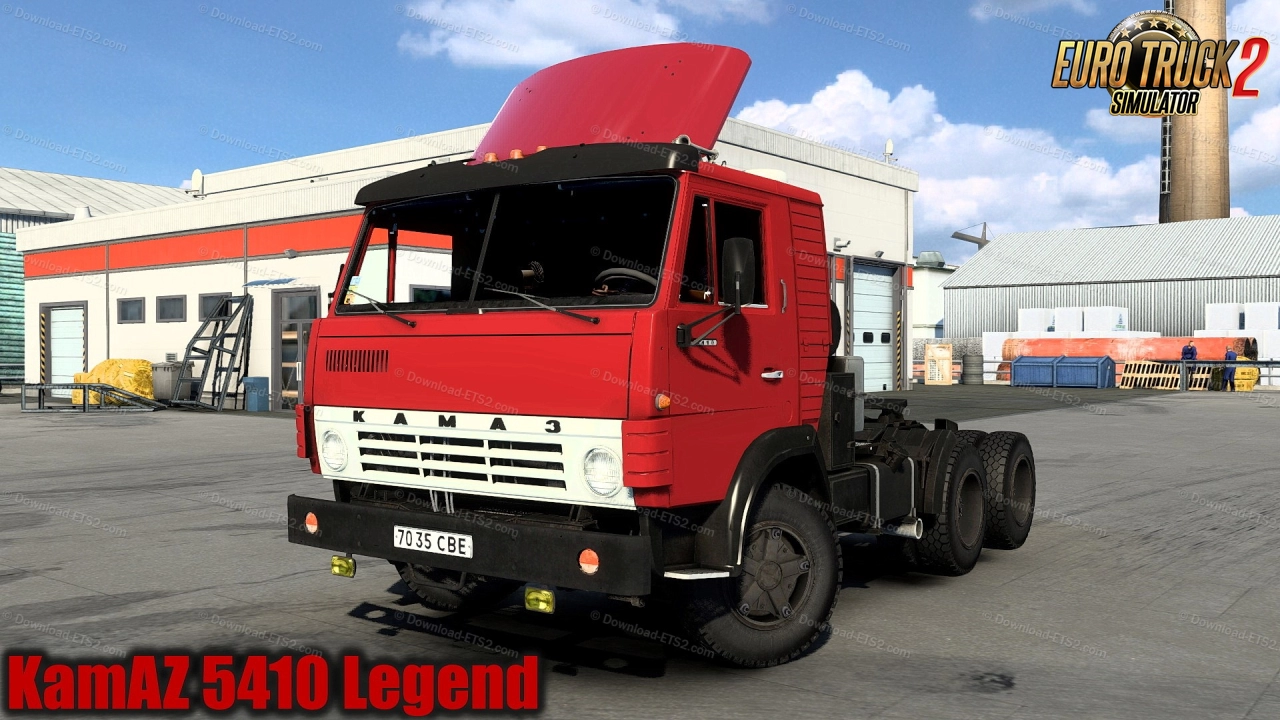 KamAZ 5410 Legend Truck + Interior v7.0 (1.47.x) for ETS2