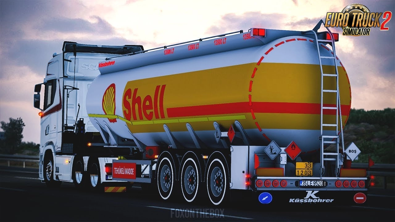 Kassbohrer Tanker Trailer v1.2 (1.50.x) for ETS2