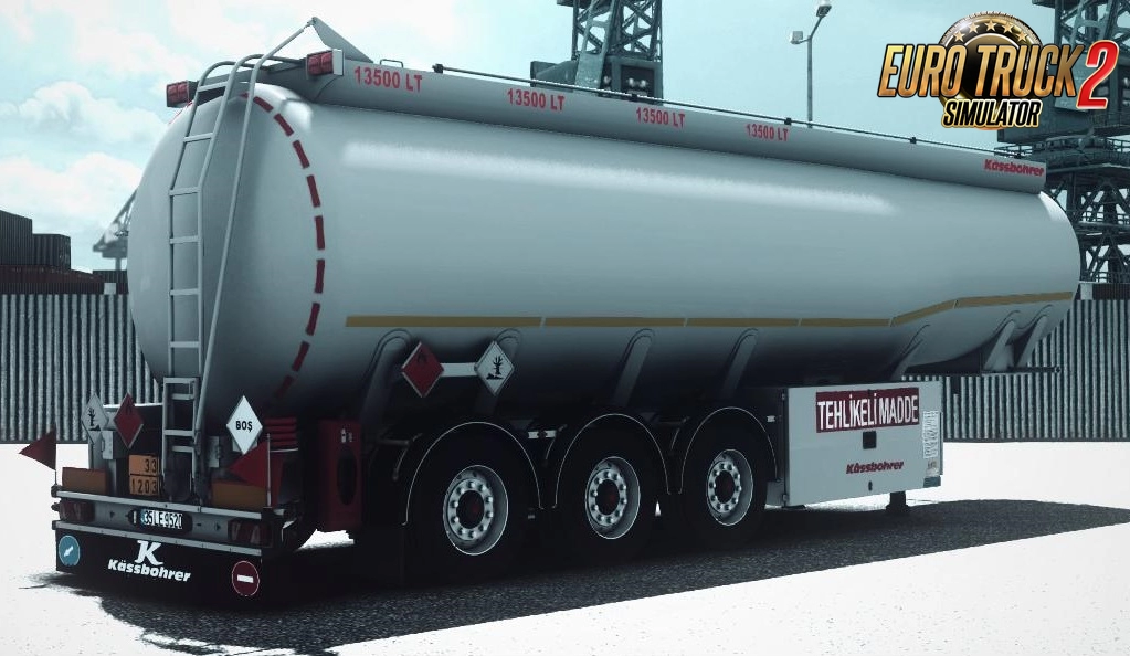 Kassbohrer Tanker Trailer v1.2 (1.50.x) for ETS2
