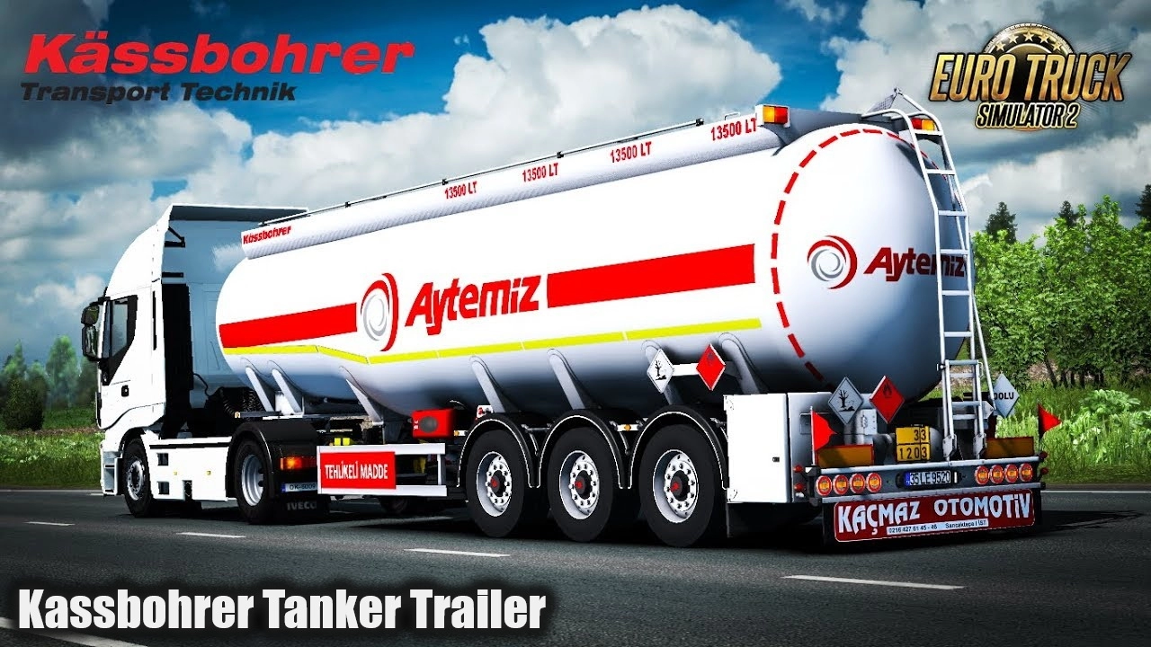 Kassbohrer Tanker Trailer v1.1 (1.46.x) for ETS2
