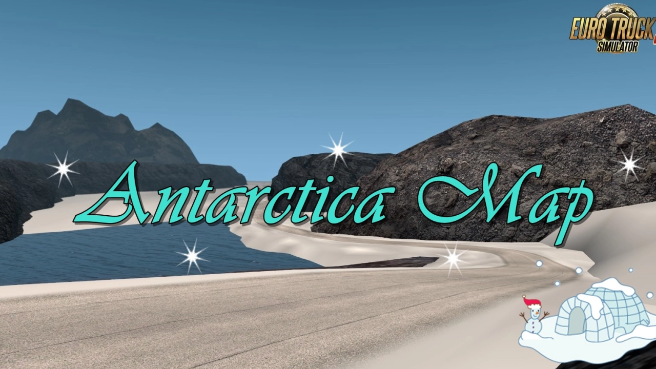 Antarctica Map v0.8 (1.54.x) for ETS2