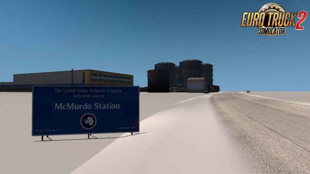 Antarctica Map v0.8 (1.58.x) for ETS2