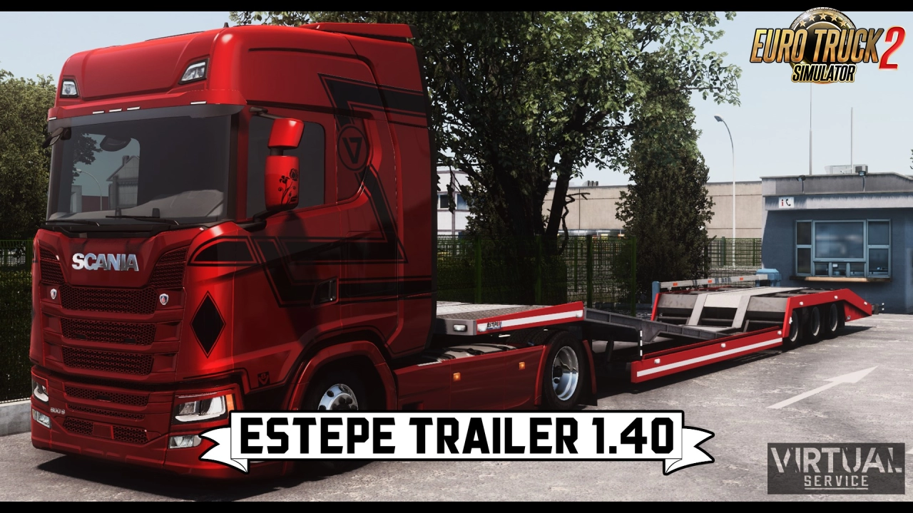 Estepe Transporter Trailer v1.4 (1.48.x) for ETS2