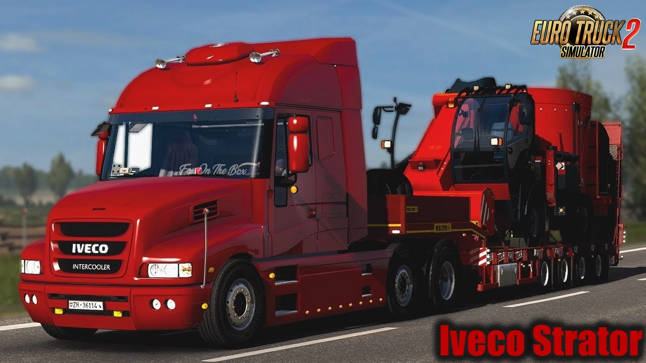 Iveco Strator Truck + Interior v3.2.1 (1.49.x) for ETS2