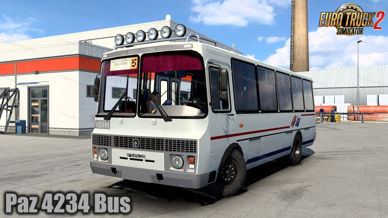 Paz 4234 Bus + Interior v1.0 (1.46.x) for ETS2