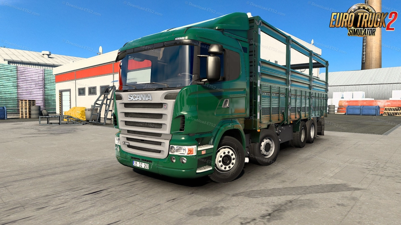 Scania R380 8×2 Truck + Interior v1.1 (1.46.x) for ETS2