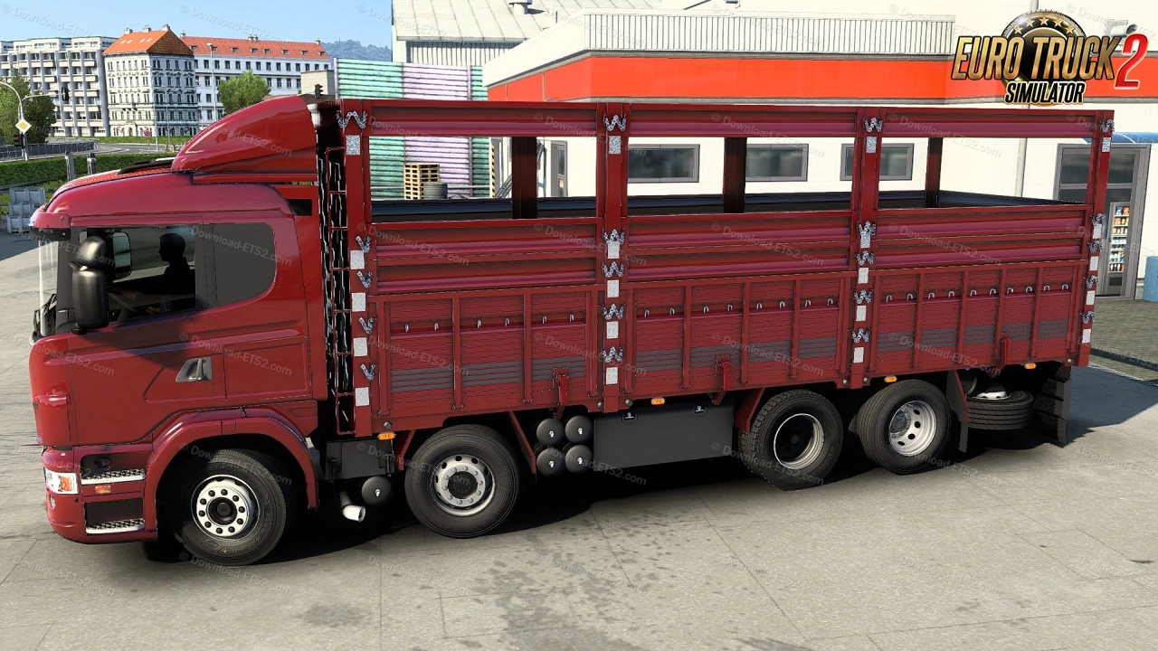 Scania R380 8×2 Truck + Interior v1.2 (1.47.x) for ETS2