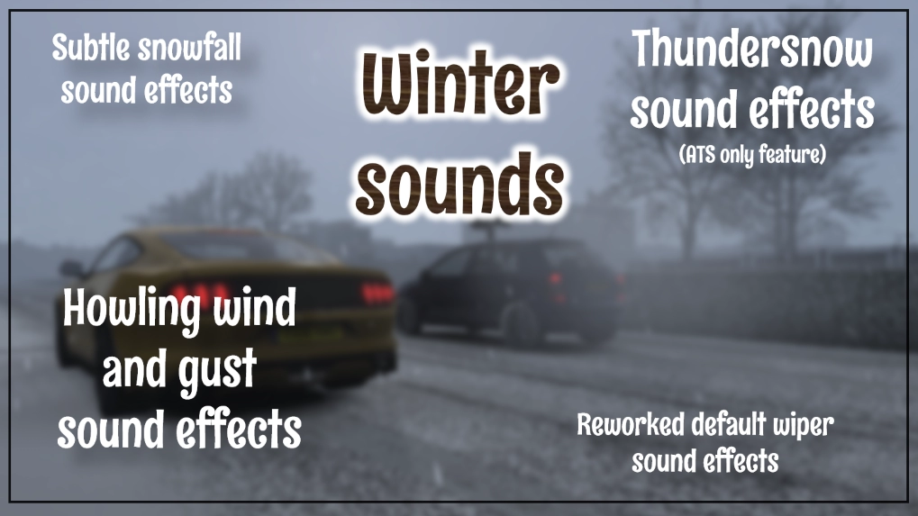 Winter Sounds Mod v7.0 (1.49.x) for ETS2