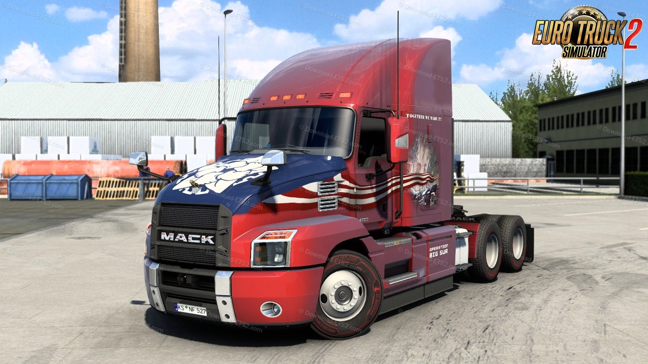 Mack Anthem Truck + Interior v1.3 (1.46.x) for ETS2