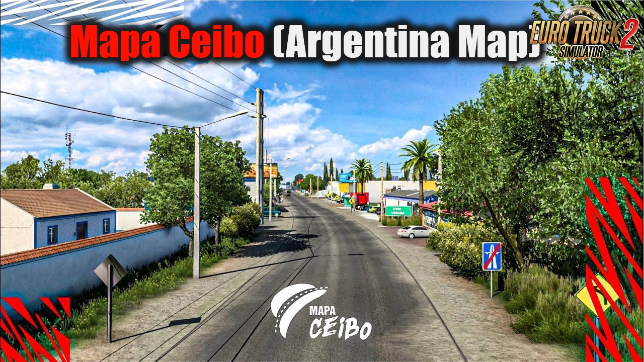 Mapa Ceibo (Argentina Map) v2.3 (1.46.x) for ETS2