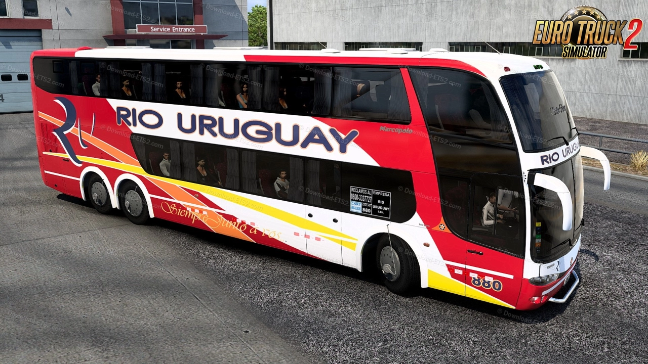 Marcopolo Paradiso G7 1800 DD Bus v2.1 (1.55.x) for ETS2