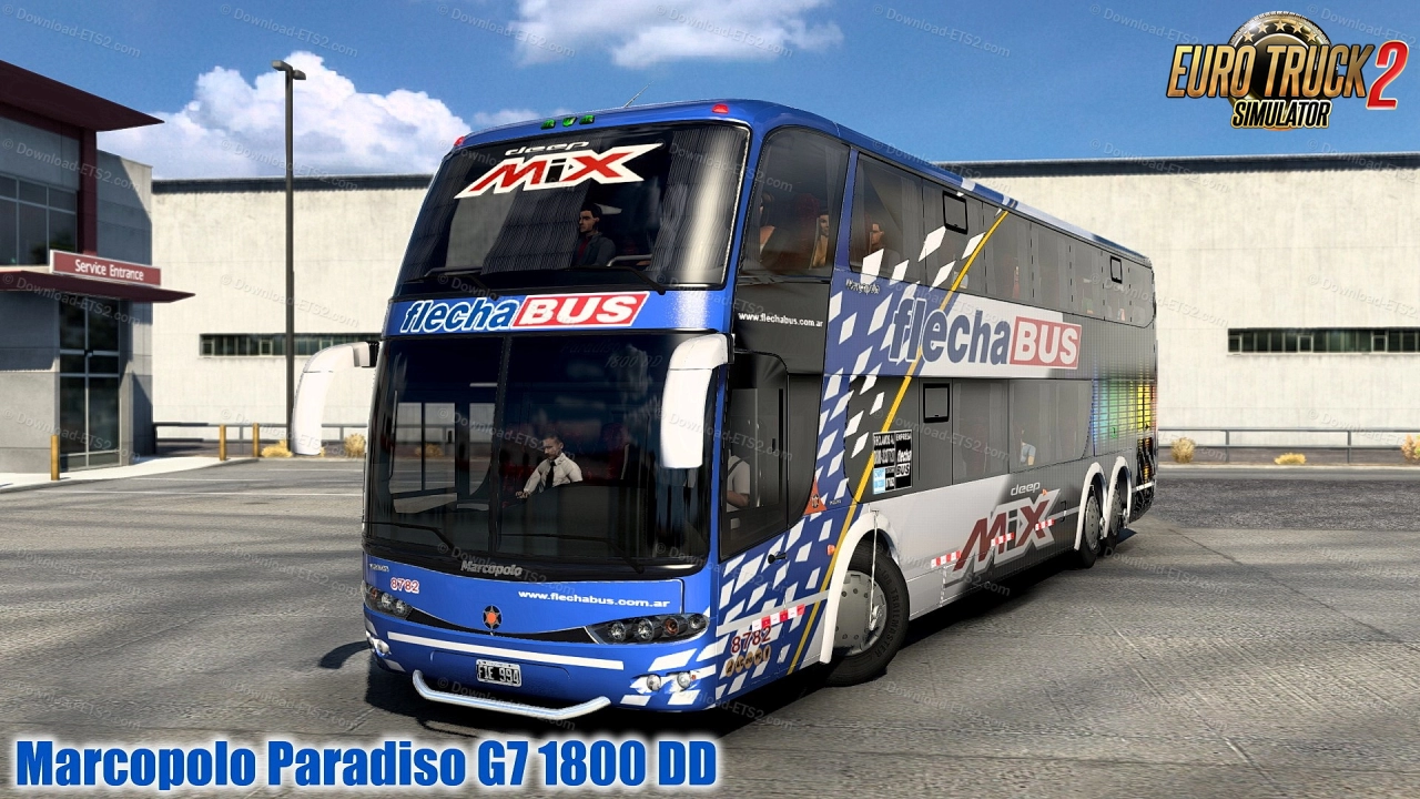 Marcopolo Paradiso G7 1800 DD 6x2 v1.1 (1.48.x) for ETS2