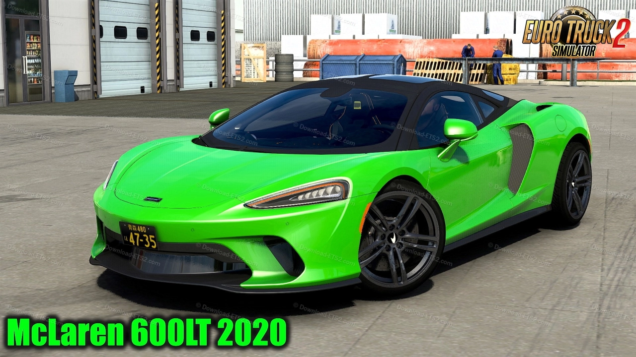 McLaren 600LT 2020 + Interior v1.0 (1.46.x) for ETS2