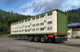 Euro Truck Simulator 2: 1.47 Ownable Livestock Trailers