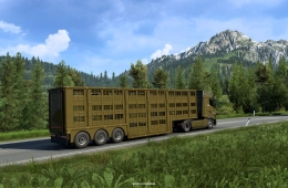 Euro Truck Simulator 2: 1.47 Ownable Livestock Trailers