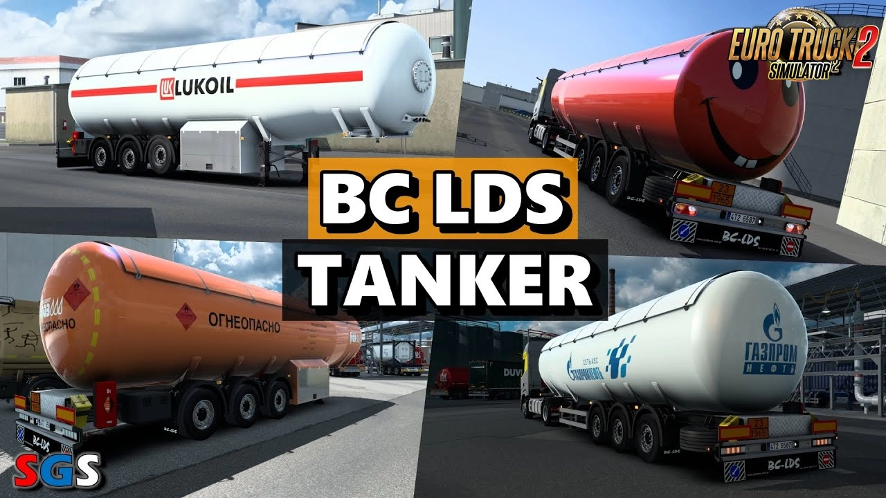 BC LDS Tanker Trailer v1.3 (1.53.x) for ETS2