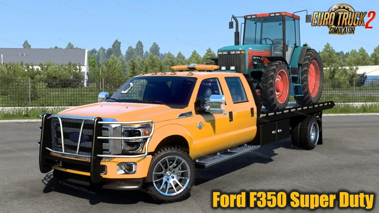 Ford F350 Super Duty + Trailers v1.0 (1.46.x) for ETS2