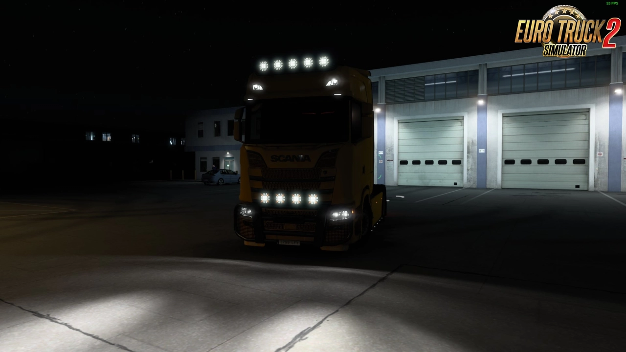 LEDSON Pollux9 LED Lamp v1.5 (1.59.x) for ETS2