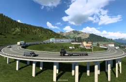 Switzerland Rework - Alps Mountains in ETS2