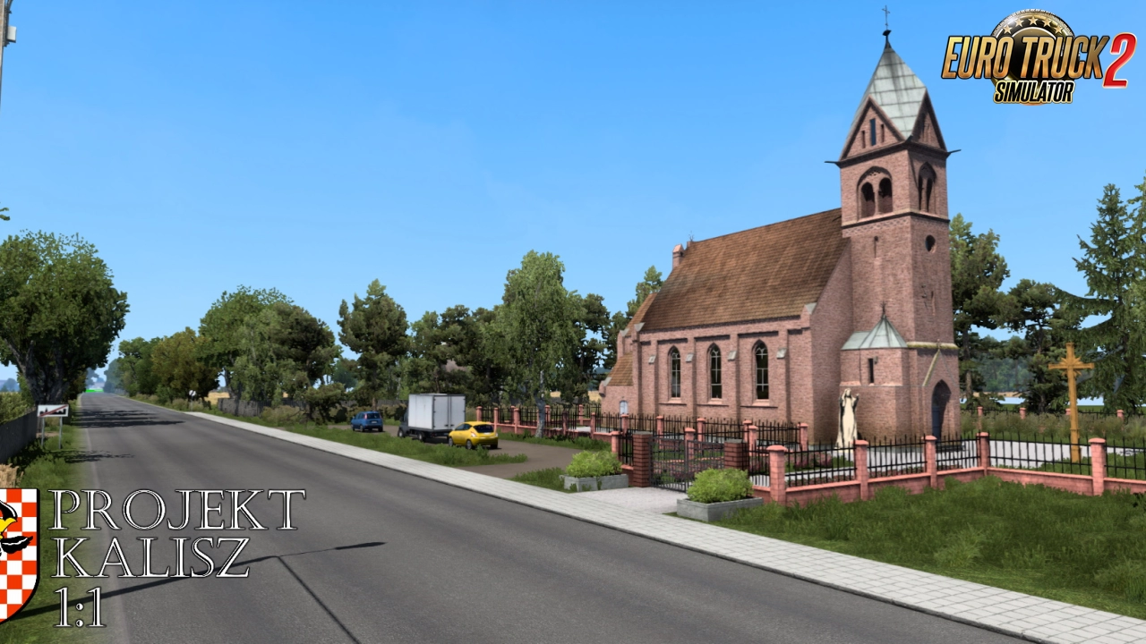 Projekt Kalisz Map 1:1 v0.25 (1.46.x) for ETS2