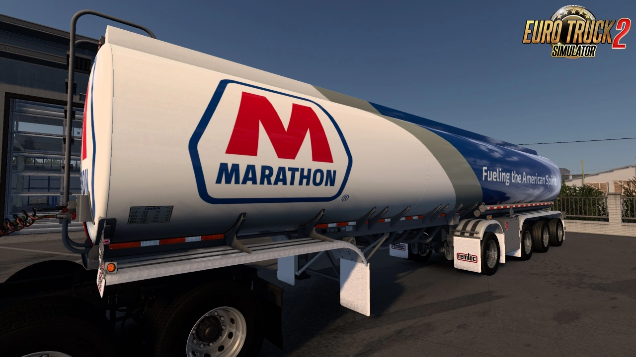 Remtec Tanker Trailer + Skin v1.5 (1.49.x) for ETS2