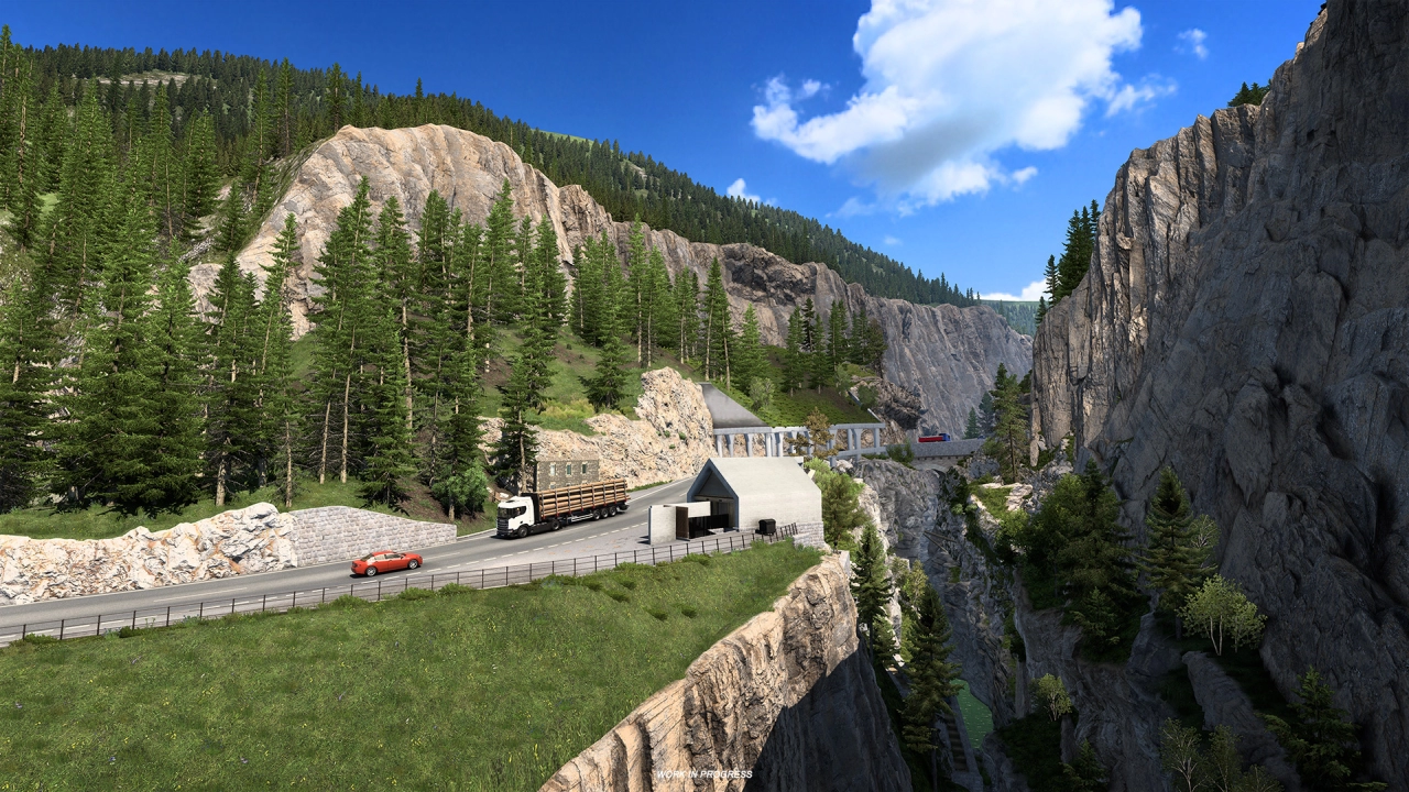 Switzerland Rework - Alps Mountains in ETS2