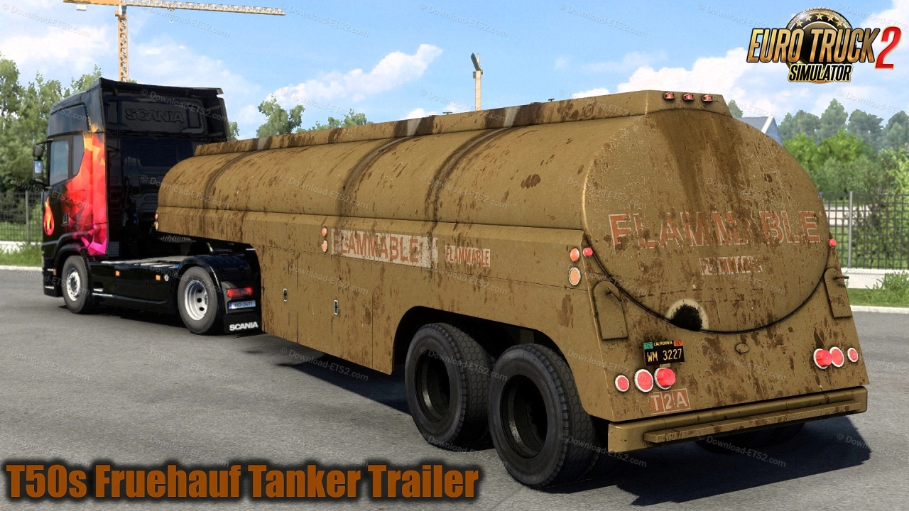 T50s Fruehauf Tanker Trailer (1950) v1.3 (1.47.x) for ETS2