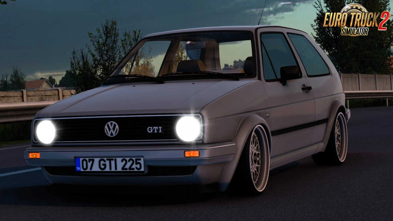 Volkswagen Golf GTI MK2 + Interior v1.9 (1.52.x) for ETS2