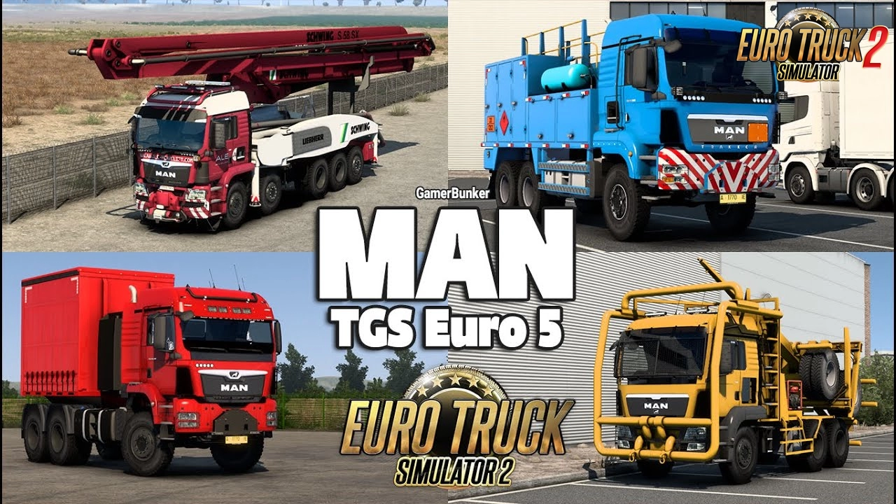 MAN TGS Euro 5 Reworked Spec MegaMod v3.0 (1.47.x) for ETS2