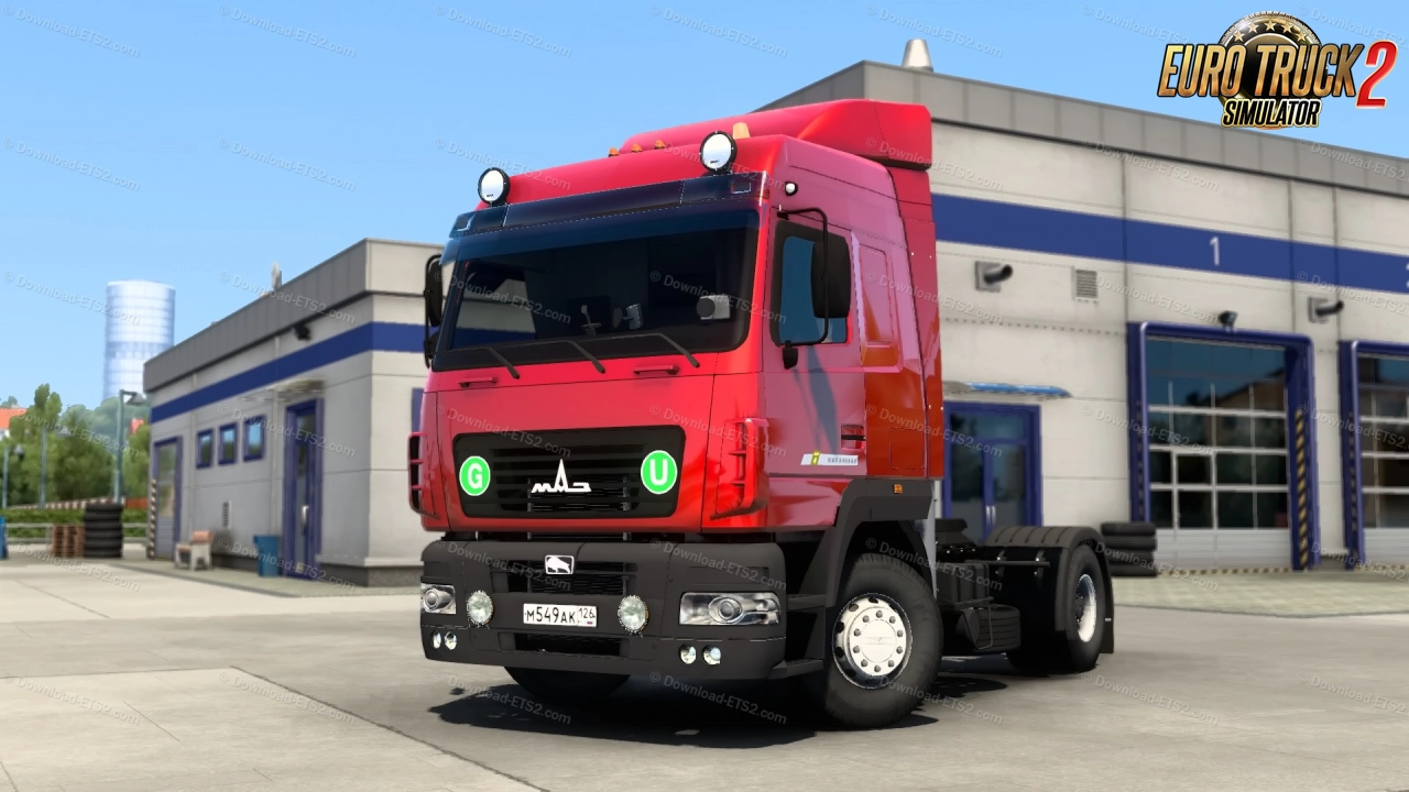 MAZ 5440-A9 Truck + Interior v1.7 (1.47.x) for ETS2