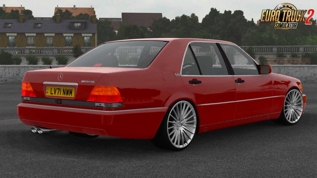 Mercedes-Benz W140 S-Class S600 v1.9 (1.55.x) for ETS2