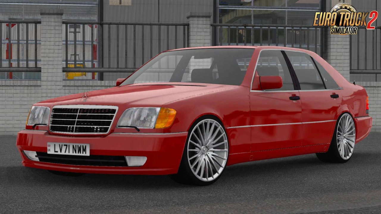 Mercedes-Benz W140 S-Class S600 v1.1 (1.47.x) for ETS2