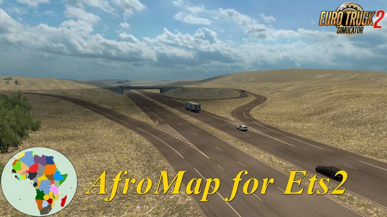 AfroMap v2.6 (1.47.x) by diman26 for ETS2