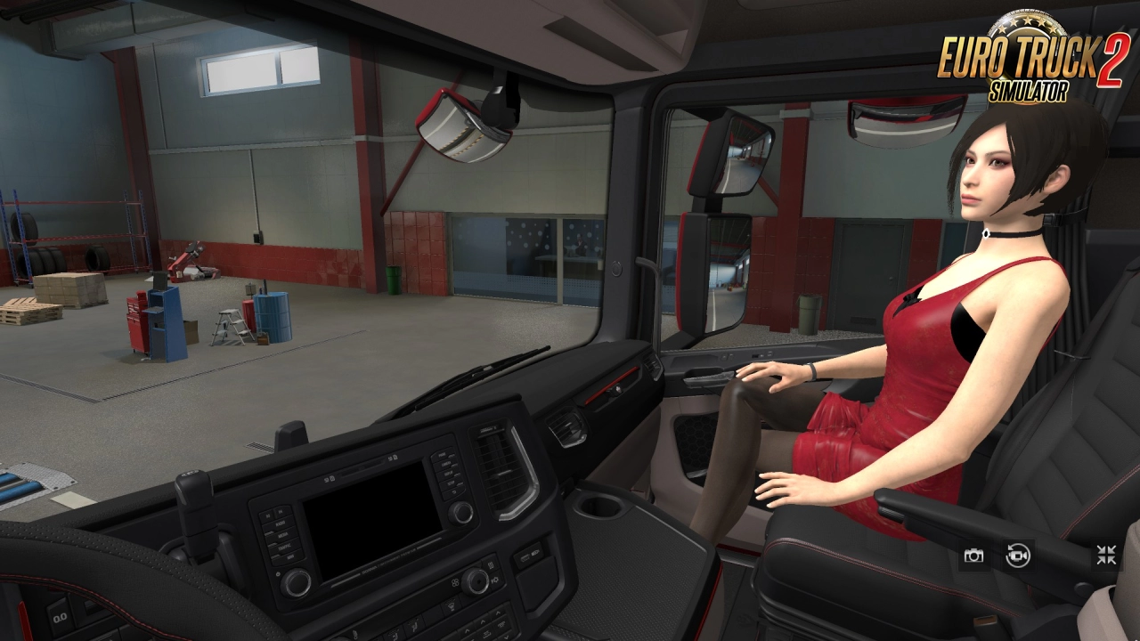 Girls Co-Driver Passengers v1.3 (1.47.x) for ETS2