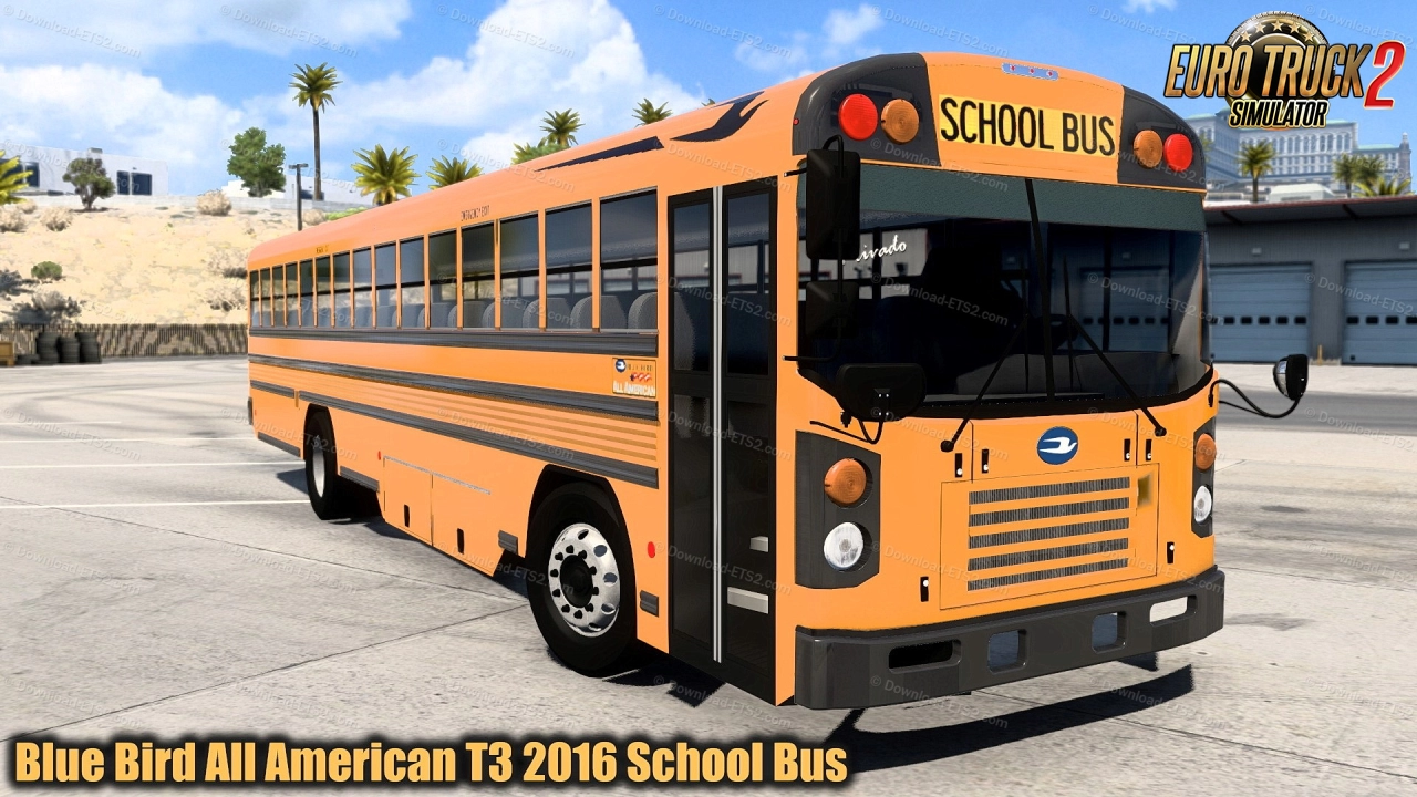 Blue Bird All American T3 2016 School Bus v1.0 (1.47.x) for ETS2