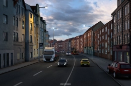 Germany Rework - Kiel city in ETS2