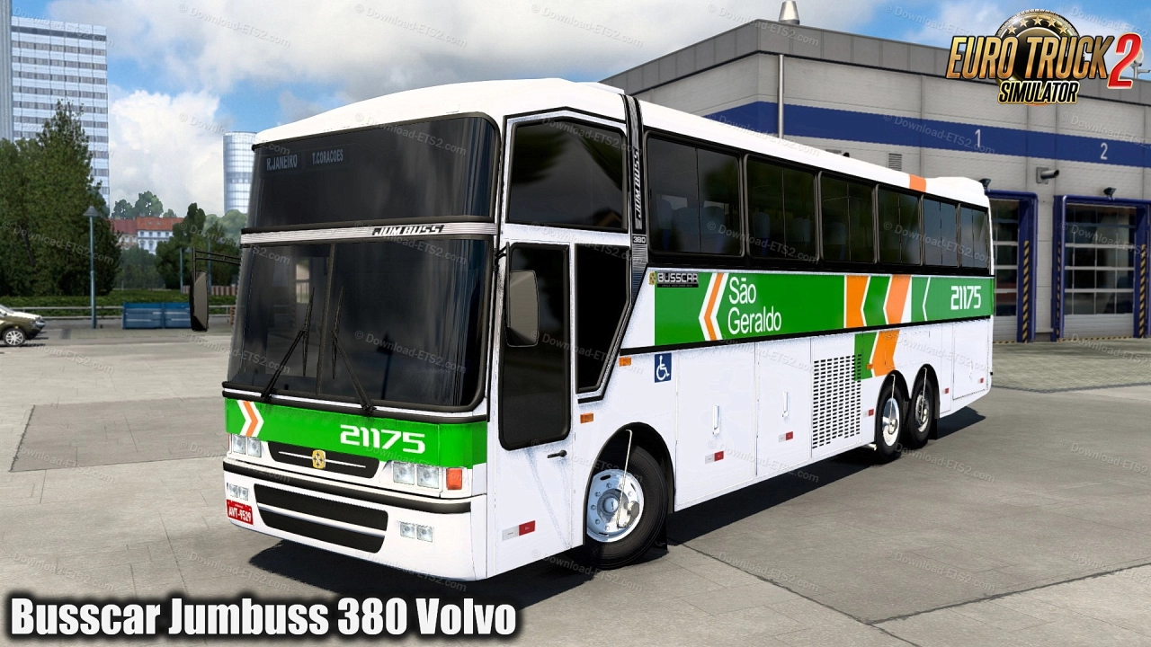 Busscar Jumbuss 380T Volvo Bus v1.1 (1.48.x) for ETS2
