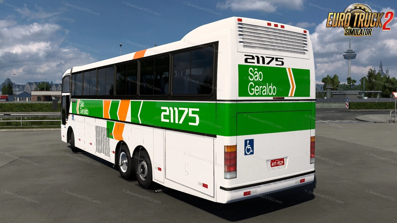 Busscar Jumbuss 380T Volvo Bus v1.1 (1.48.x) for ETS2