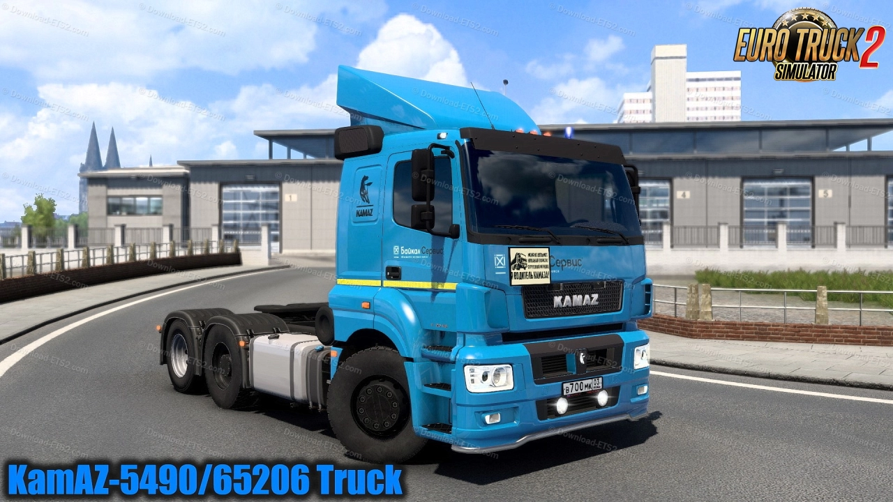 KamAZ-5490/65206 Truck + Interior v2.6 (1.48.x) for ETS2
