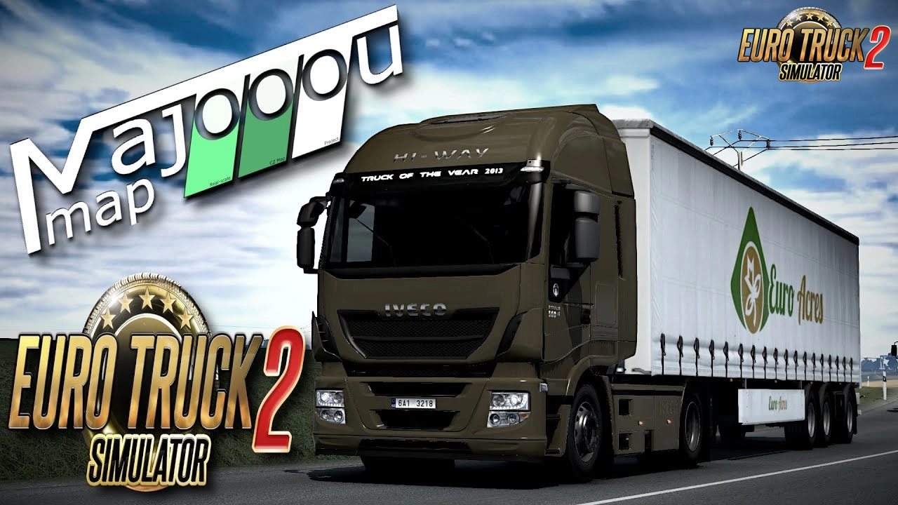 Majooou Map / Czech Map v2.9.5 (1.53.x) for ETS2