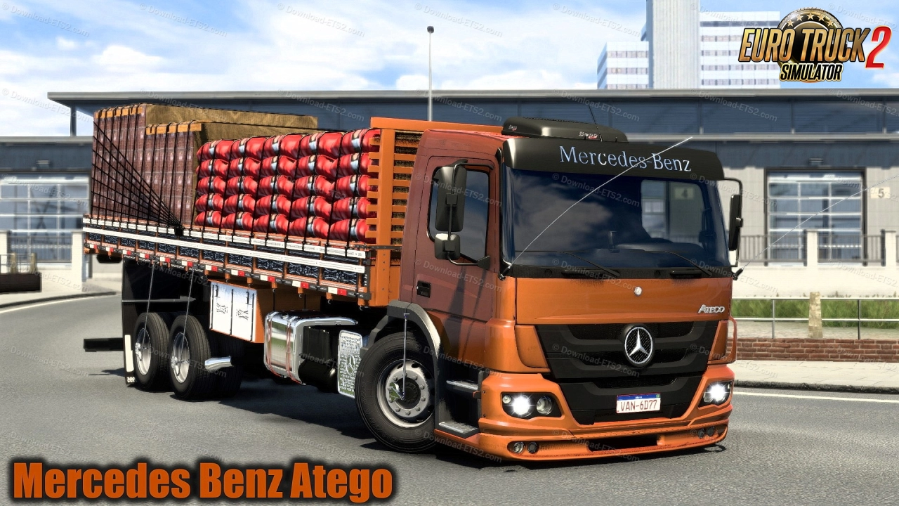 Mercedes-Benz Atego + Interior v1.0 (1.47.x) for ETS2
