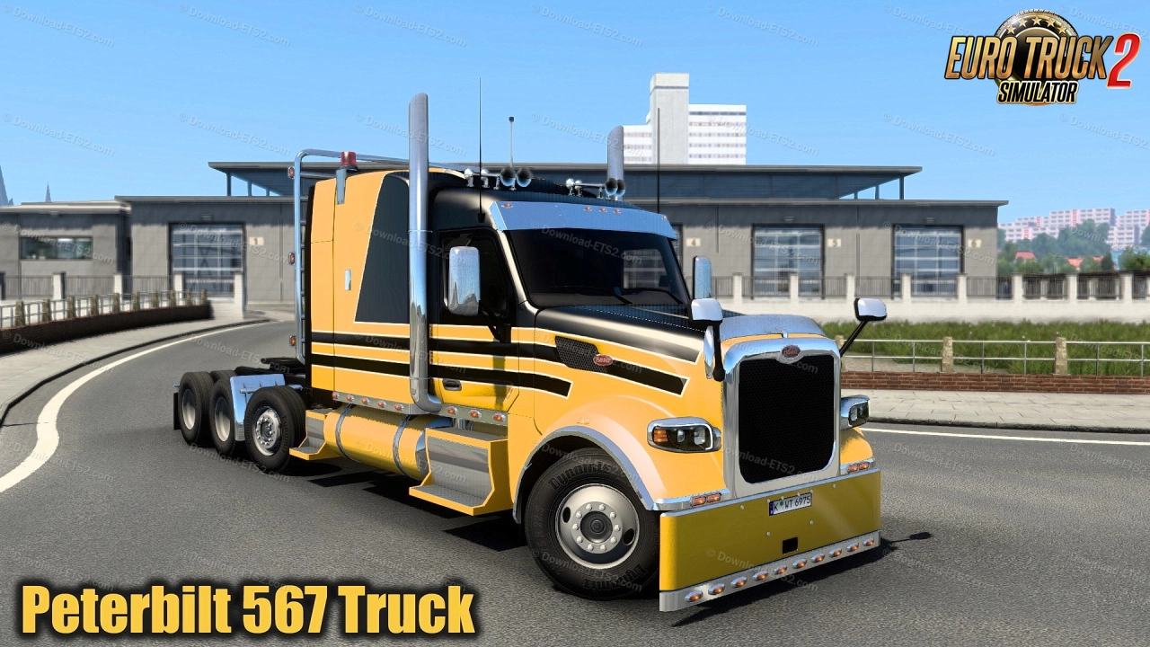 Peterbilt 567 Truck + Interior v1.2 (1.48.x) for ETS2