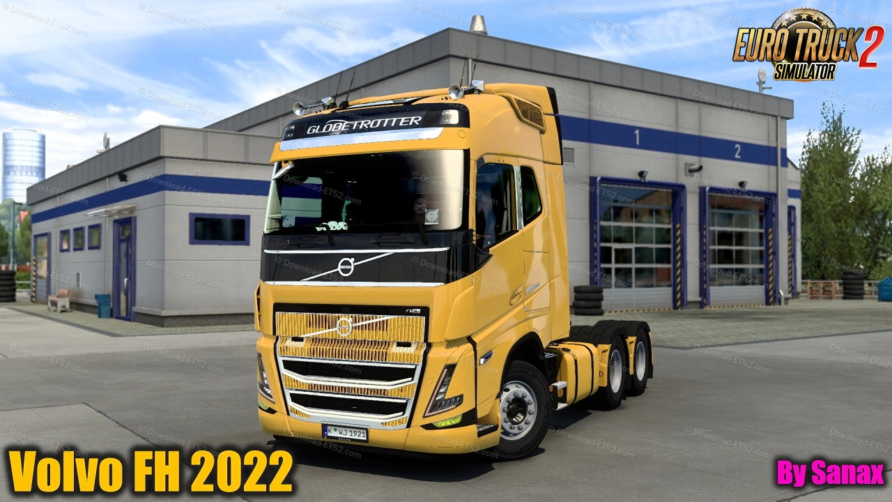 Volvo FH 2022 + Interior v1.1.8 by Sanax (1.52.x) for ETS2