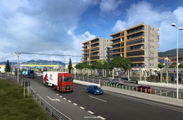 West Balkans DLC - Through Big Cities in ETS2
