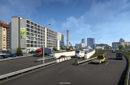 West Balkans DLC - Through Big Cities in ETS2