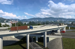 West Balkans DLC - Through Big Cities in ETS2