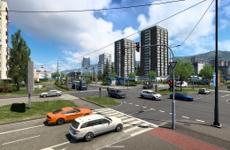 West Balkans DLC - Through Big Cities in ETS2
