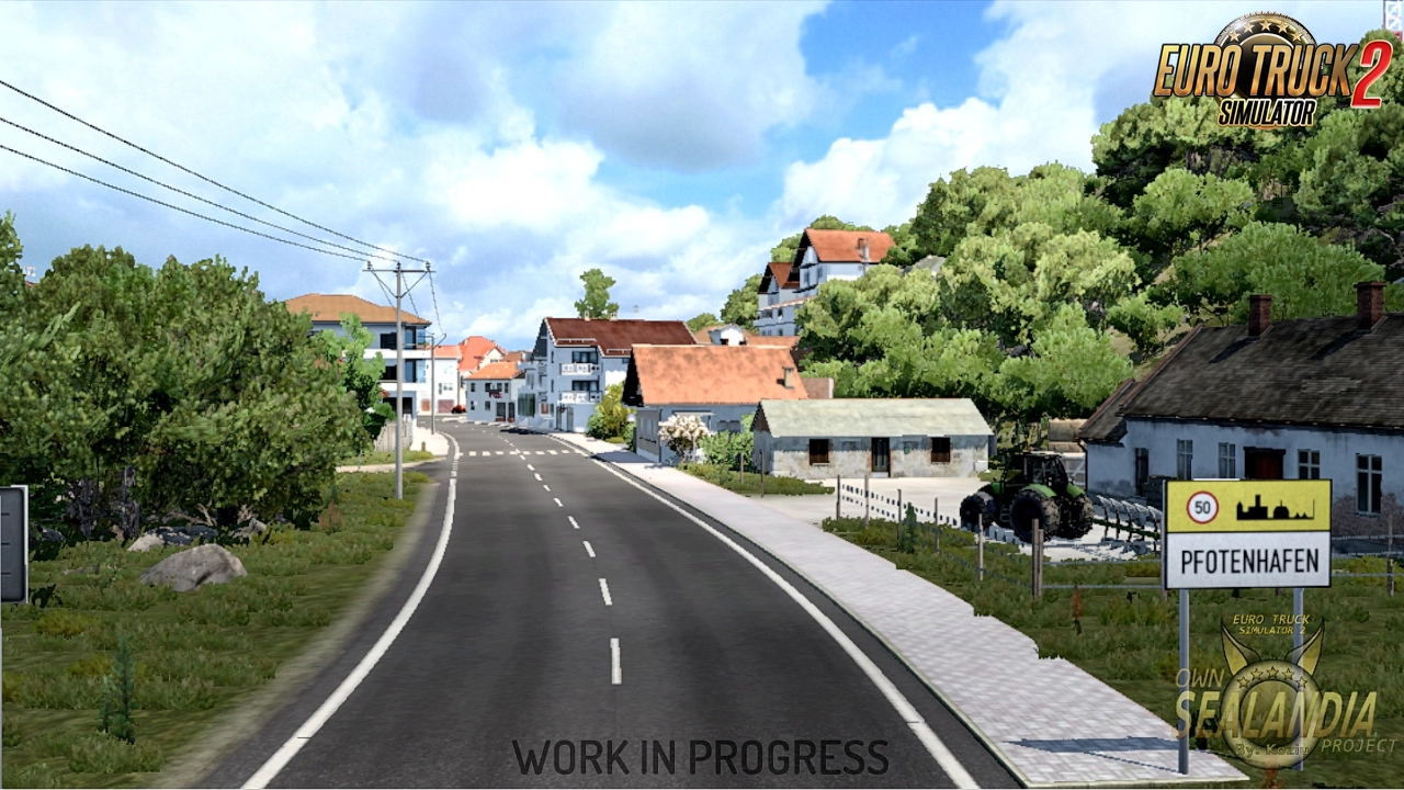 Own Sealandia Project Map v0.0.6 (1.48.x) for ETS2