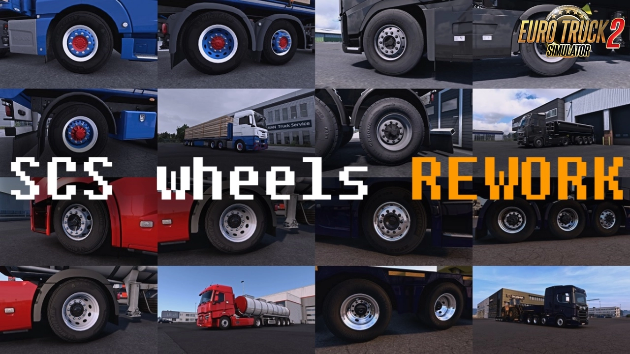 SCS Wheels Rework v1.0 (1.48.x) for ETS2