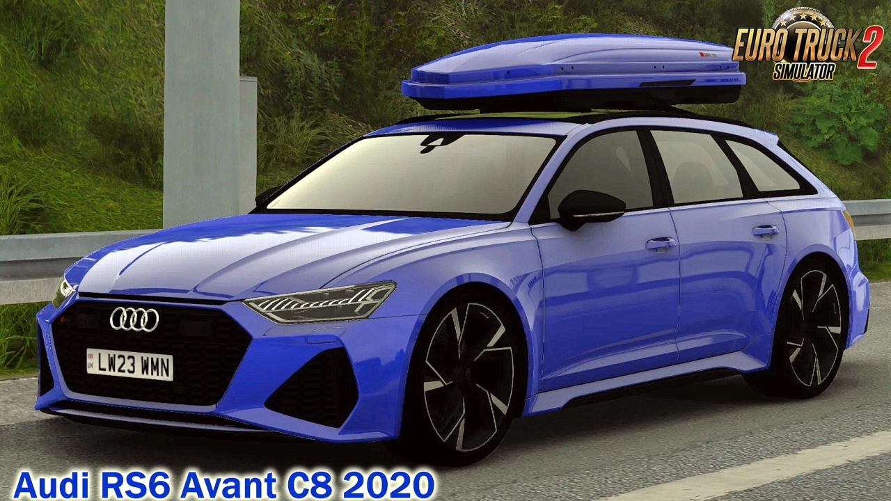 Audi RS6 Avant C8 2020 + Interior v1.0 (1.48.x) for ETS2